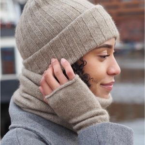 Portolano Cashmere Fingerless Gloves